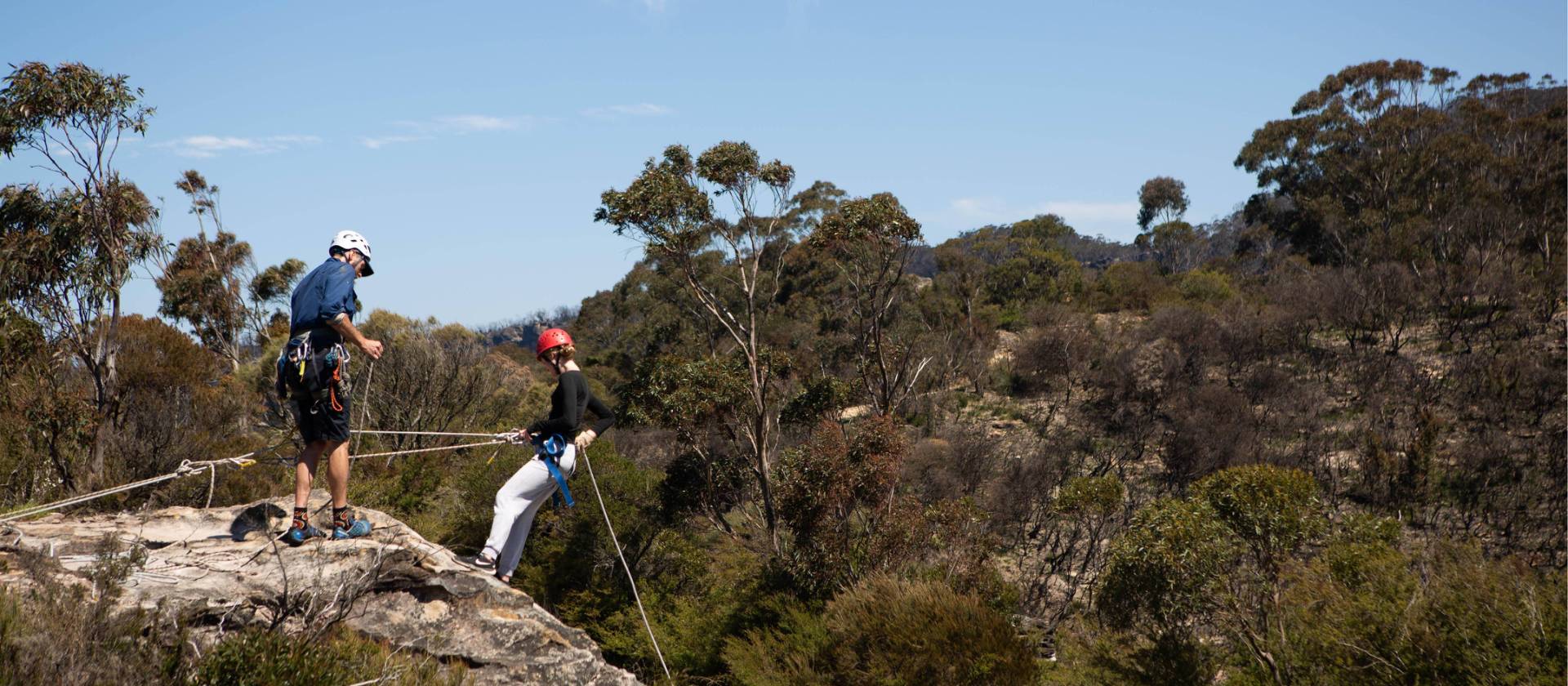 Your guide will provide all the support you need to master abseiling | Jannice Banks