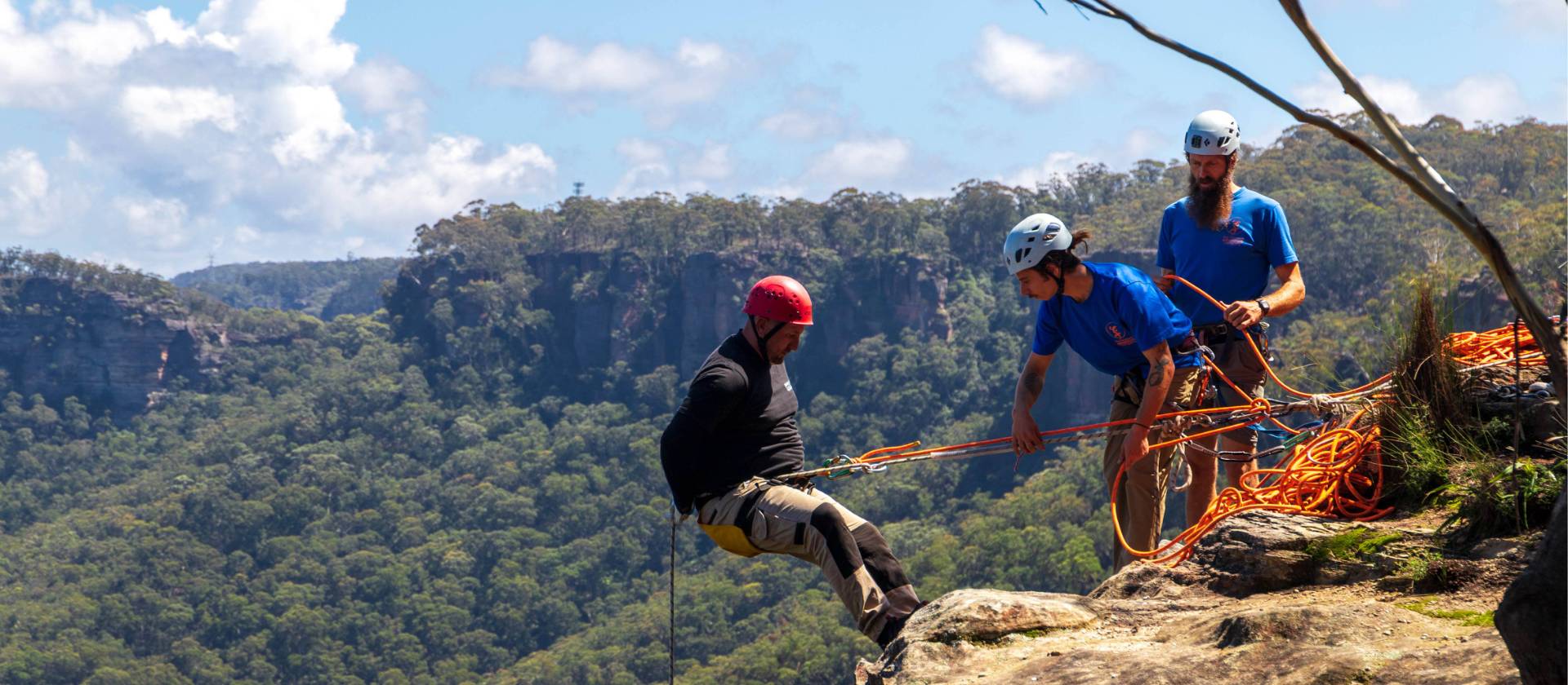 Abseiling at Zig Zag in Mt Victoria | Dale Martin