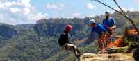 Abseiling at Zig Zag in Mt Victoria | Dale Martin