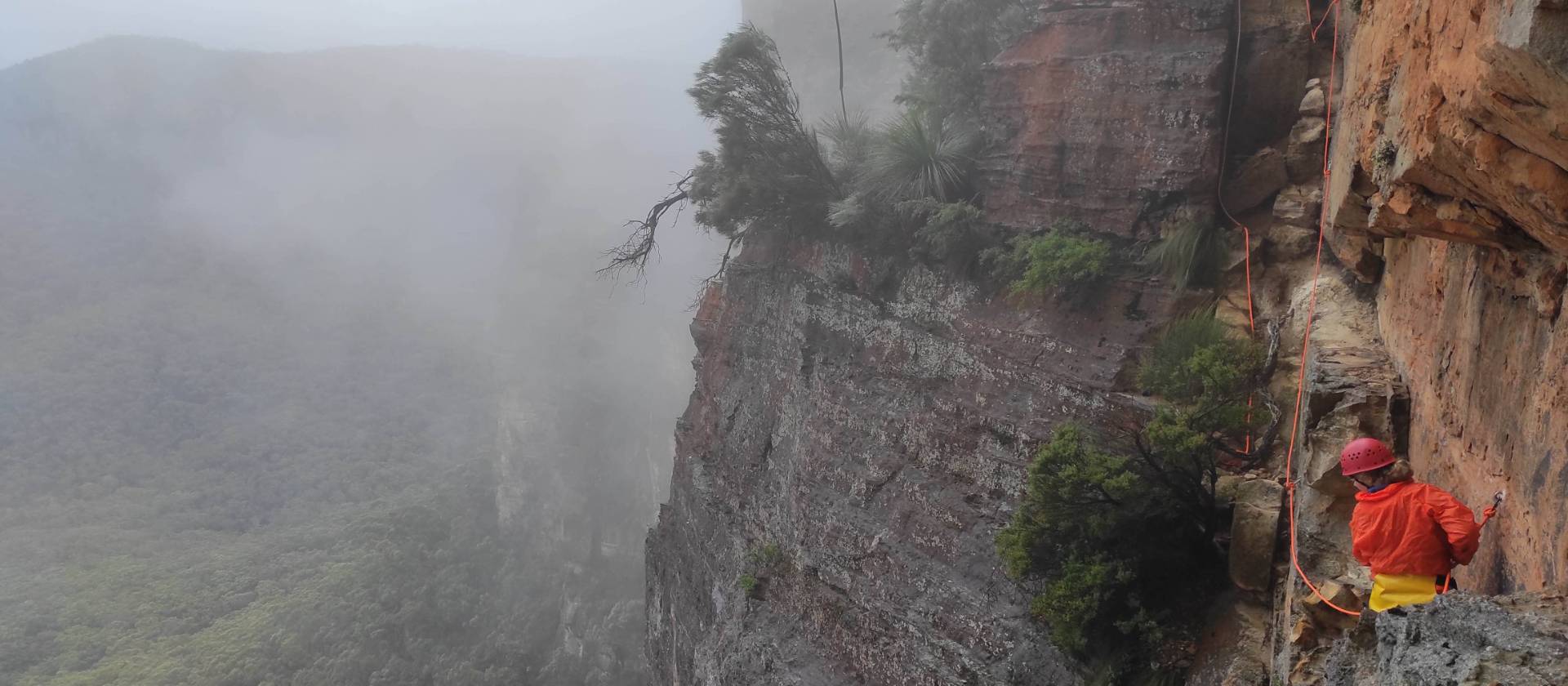 High above the Megalong Valley on the Boars Head skyline traverse | Bree Greasley