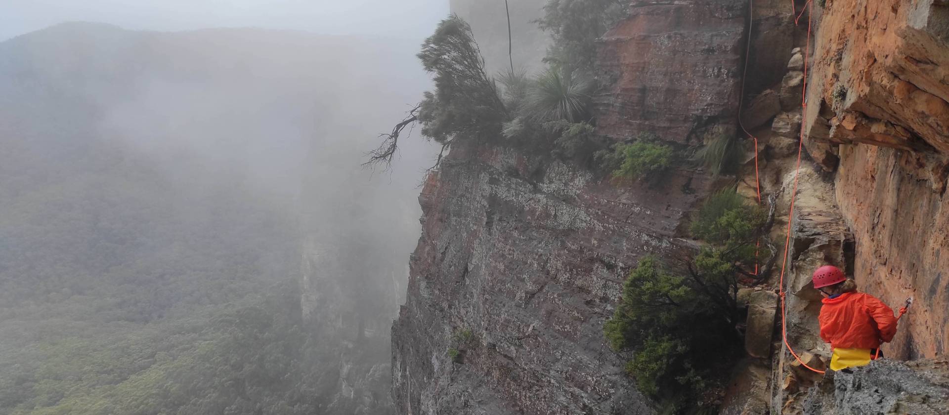 High above the Megalong Valley on the Boars Head skyline traverse | Bree Greasley