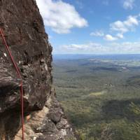 You'll need to comfortable with heights on the 'Old Shandy' climb on Boars Head | Andy Mein
