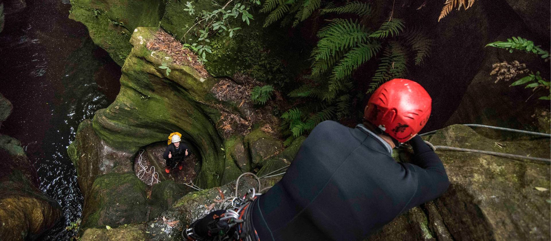 Dropping into Bowens Creek Canyon | Wolter Peeters | SMH