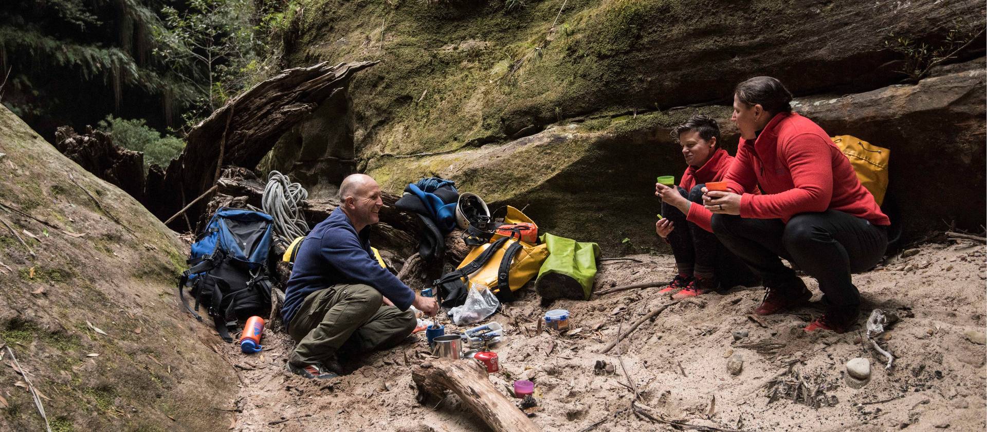 Enjoying a hot cuppa during your canyon adventure. | Wolter Peeters | SMH