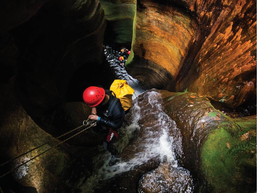 A full day abseiling adventure in Claustral Canyon |  <i>Jake Anderson</i>