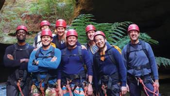 Deep Pass Canyon Blue Mountains,Ken Anderson Deep Pass is ideal for group adventures