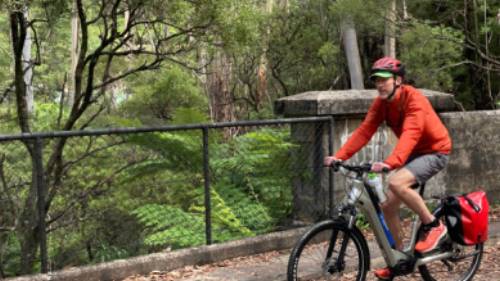 Cycling through Leura Cascades | Kate Harper