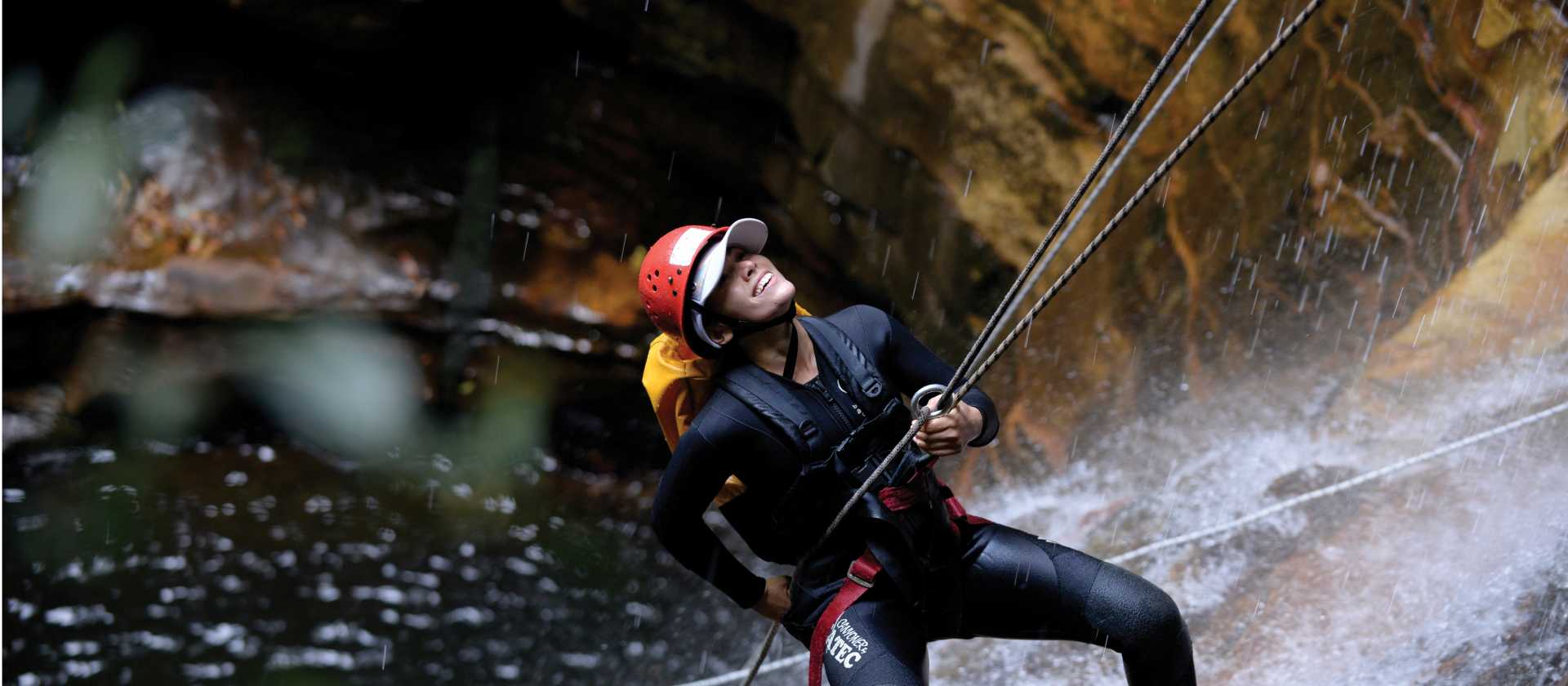 Descending Empress Falls in the Blue Mountains | Jake Anderson