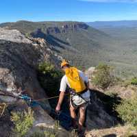 Stunning abseiling vistas
