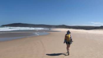 The Yuraygir Coastal Walk,Clayton Hanlon Walking on The Yuraygir Coastal Walk