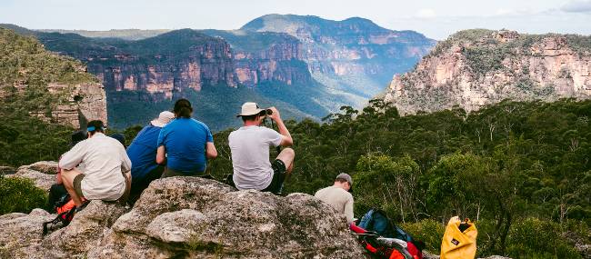 A well earned break with Grose Valley views | Luke Mallinson