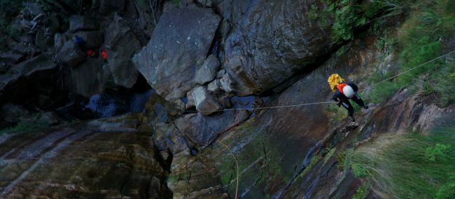 Abseiling in Yileen Canyon, Blue Mountains | Sammy Zammit